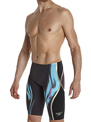 Speedo LZR Racer X HG/WST Jam Am Disfraz de Carrera para Hombre, Negro, 23