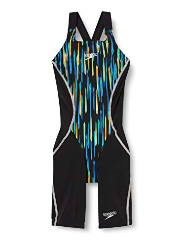 Speedo LZR Racer X Opbk Kskn Jf Blk/B El Traje De Baño, Mujer, Azul Negro, 32