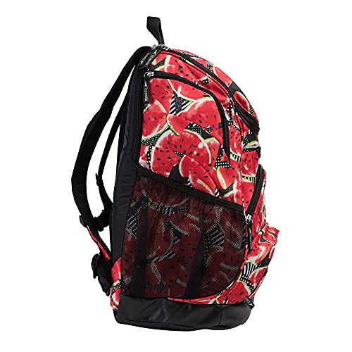 Speedo Mochila Teamster unisex 35 L, NEGRO/SOFT CORAL