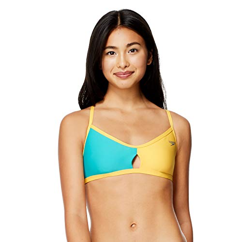 Speedo Mujer Mujer Bikini Top - Solid Peek Tie Back Bañador