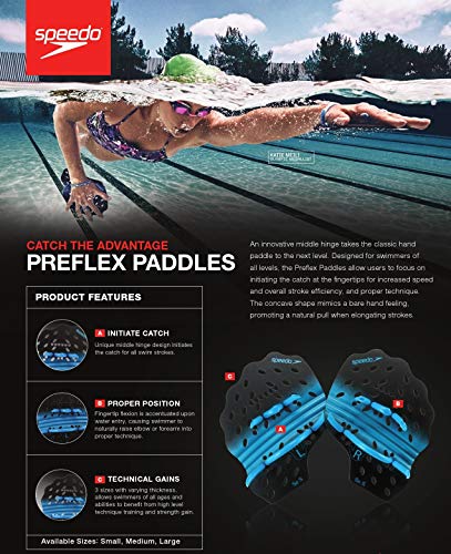 Speedo Preflex Paddles - Multi, Large