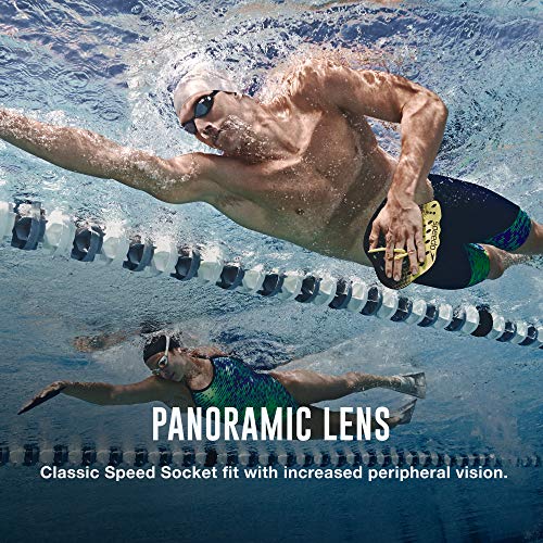 Speedo Speed Socket 2.0 Swim Goggles, One Size, Speedo Red