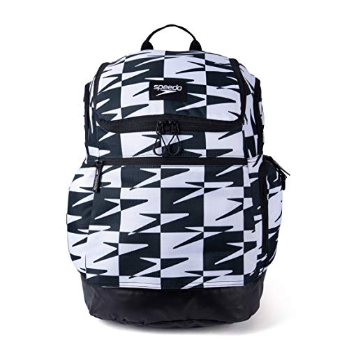 Speedo Teamster 2.0 Mochila, Unisex-Adult, Blanco/Negro, Einheitsgröße