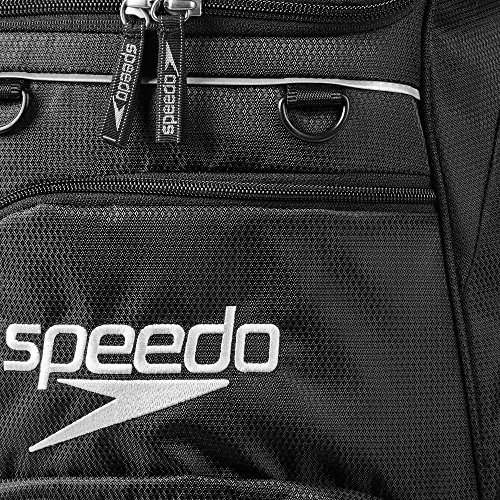 Speedo Teamster 35L Mochila, Unisex, Negra, Talla única