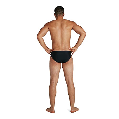 Speedo Tech Placement 7cm Calzoncillos de Natación, Hombre, Negro (Noir/Light Adriatic), L