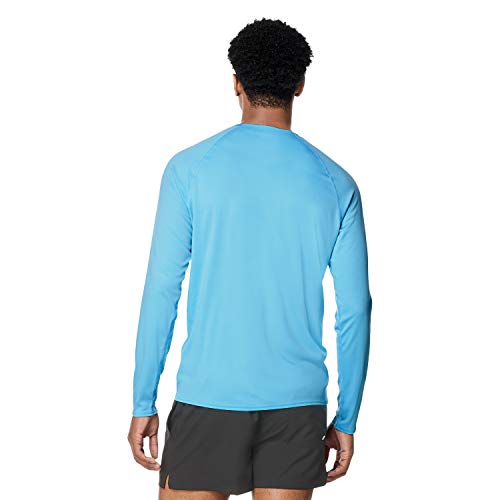 Speedo UV Swim Shirt Easy Long Sleeve Regular Fit Camiseta de protección contra erupciones, Turquesa, L para Hombre