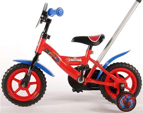 Spider-Man Spiderman volare41054 – volare niños Bicicleta con Barra de Empuje