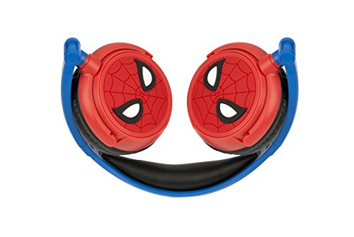 Spiderman Auriculares Estéreo con Diadema Ajustable, color distintos, 20.4 x 16.8 x 7.3 cm (Giros HP010SP)