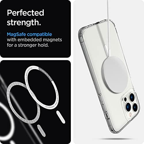Spigen Funda Magnética Ultra Hybrid mag Compatible con iPhone 13 Pro - Blanco