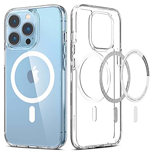 Spigen Funda Magnética Ultra Hybrid mag Compatible con iPhone 13 Pro - Blanco