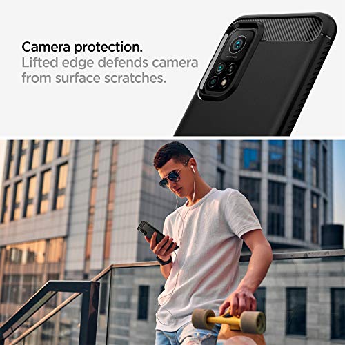 Spigen Funda Rugged Armor para Xiaomi Mi 10T 5G y para Xiaomi Mi 10T Pro 5G - Negro Mate