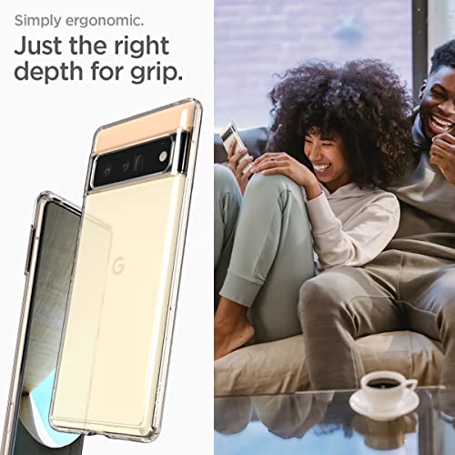 Spigen Funda Ultra Hybrid Compatible con Google Pixel 6 Pro - Transparente