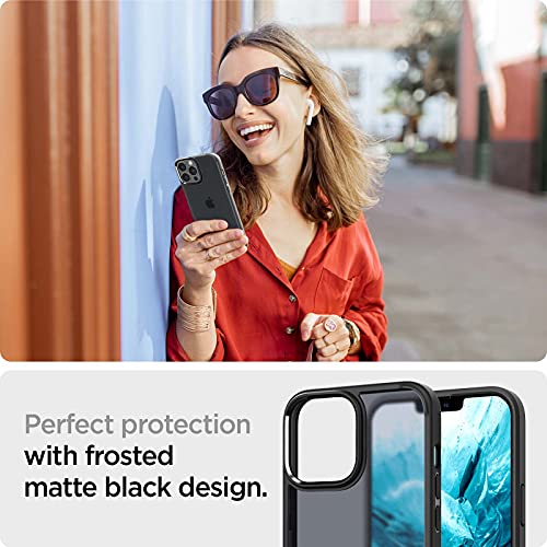 Spigen Funda Ultra Hybrid Matte Compatible con iPhone 13 Pro MAX - Negro Escarchado