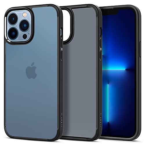 Spigen Funda Ultra Hybrid Matte Compatible con iPhone 13 Pro MAX - Negro Escarchado