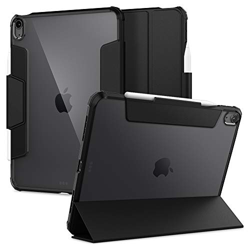 Spigen Ultra Hybrid Pro diseñado para iPad Air 4th Generation 10.9 Pulgadas Funda con portalápices / Soporte Triple (2020) - Negro