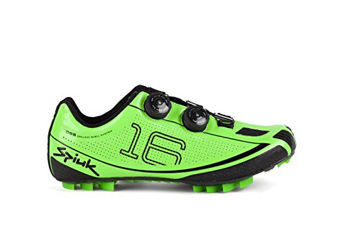 Spiuk 16Mc MTB C Zapatillas, Unisex, Verde Negro, 40