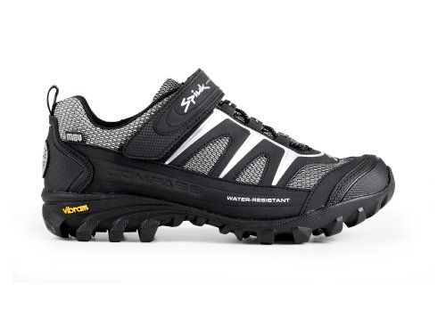 Spiuk Compass MTB, Zapatilla Unisex, Negro/Gris, 39