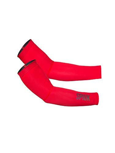 Spiuk Manguitos XP Unisex Rojo T. XS/S Lycra Verano, Adultos