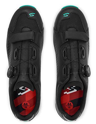 Spiuk Mondie Zapatilla, Adultos Unisex, Negro/Turquesa, T. 38