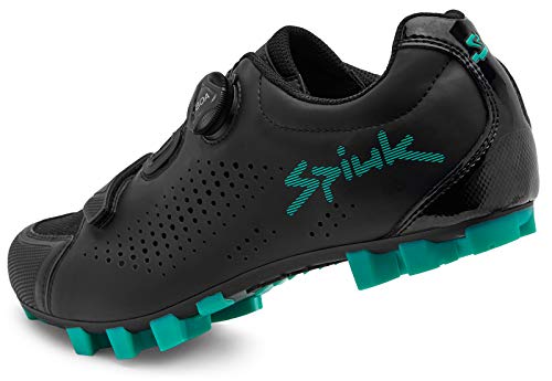 Spiuk Mondie Zapatilla, Adultos Unisex, Negro/Turquesa, T. 38