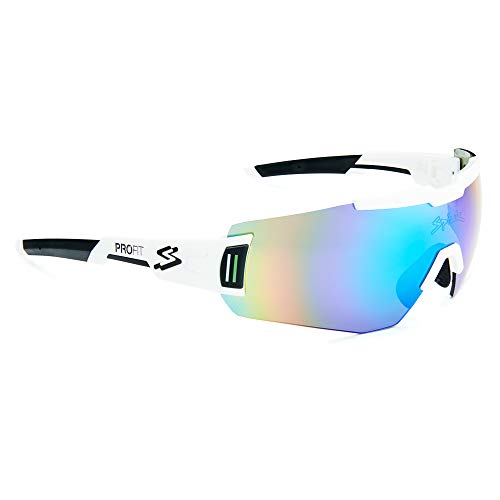 Spiuk Sportline Gafas Ciclismo Profit, Adultos Unisex, Blanco, Unico