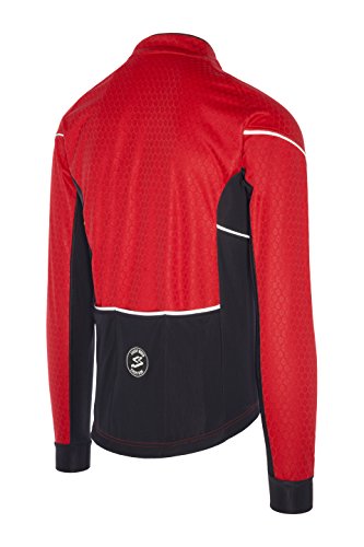 Spiuk Team Chaqueta, Hombre, Rojo/Negro, L