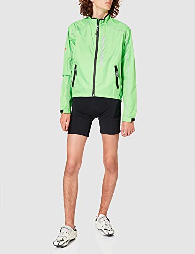 Spiuk Top Ten Membrana - Chubasquero Impermeable Unisex, Color Verde, Talla S