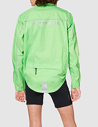 Spiuk Top Ten Membrana - Chubasquero Impermeable Unisex, Color Verde, Talla S