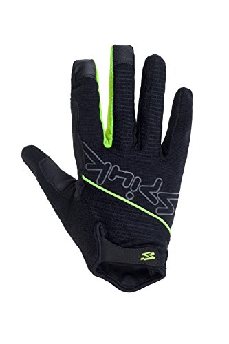 Spiuk XP Country Guantes Largos, Hombre, Negro/Amarillo AV, XS