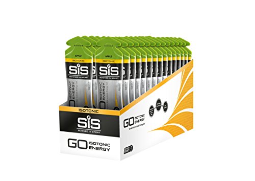 Sport Science Caja de 30 Geles Isotónicos, Sabor Manzana - 30 x 60 ml - Total: 1800 ml