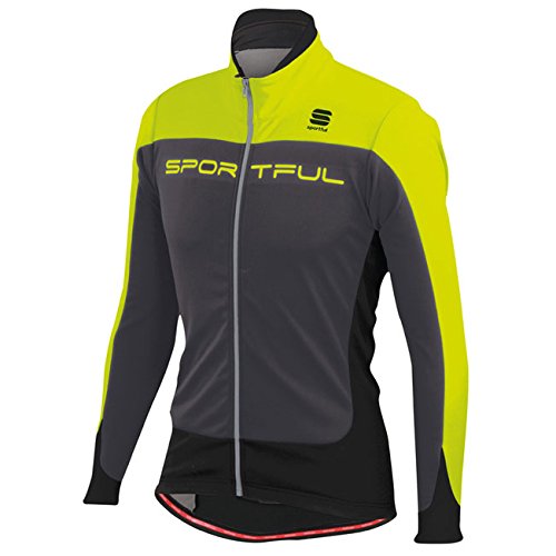 Sportful Chaquetas Flash Softshell Jkt Anthra/Yellow M