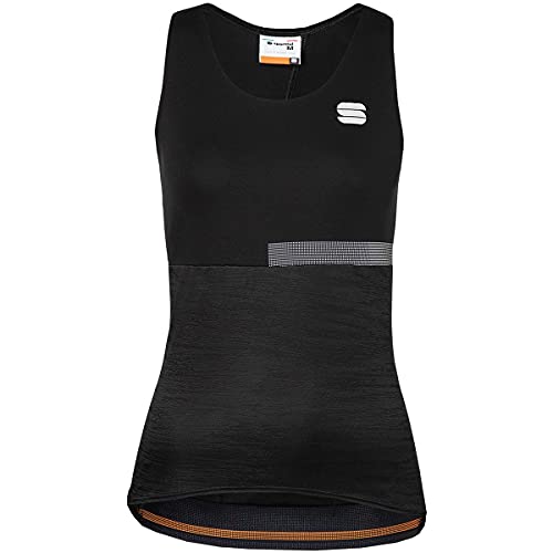 Sportful Giara - Camiseta de ciclismo para mujer, Negro , extra-small