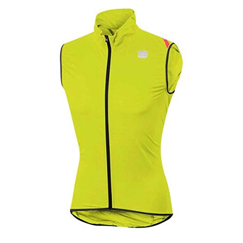 Sportful Hot Pack 6 Vest Windproof Bike, Yellow Fluo - Amarillo, M