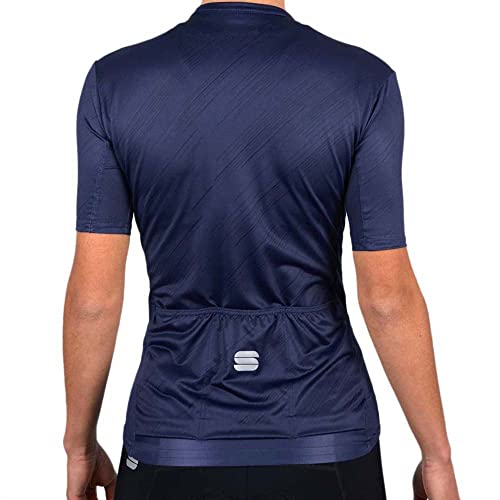 Sportful Maillot de ciclismo para mujer Flare, azul, extra-small