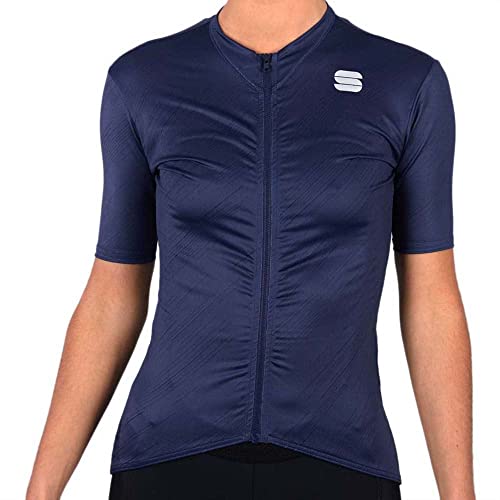 Sportful Maillot de ciclismo para mujer Flare, azul, extra-small