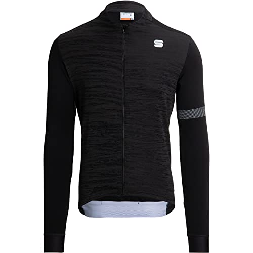 Sportful Supergiara Thermal - Maillot de ciclismo para hombre, color negro