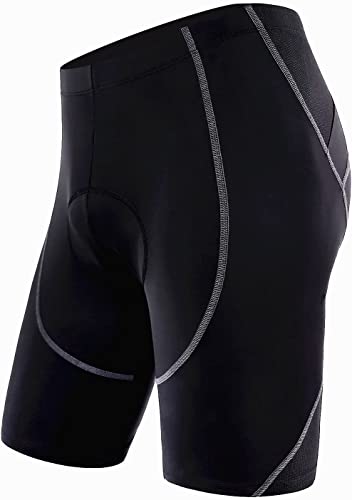 Sportneer Pantalones Cortos de Ciclismo, Pantalones de compresión fríos, Pantalones de Ciclista Acolchados, Pantalones de Ciclismo con Acolchado