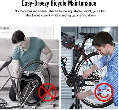 Sportneer Soporte para reparación de Bicicletas Soporte de Trabajo Plegable para reparación de Bicicletas, Altura Ajustable