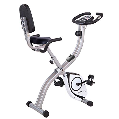 SportPlus Heimtrainer S-Bike - Bicicleta estática y de spinning para fitness, talla standard