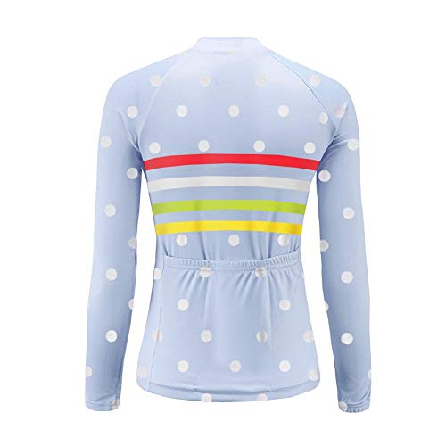 Sports Wear Bike Wear Maillot de Ciclismo/Mujer Mangas Largas Bodies Ropa para Bicicleta 3D Cojín Conjunto Bici de Montaña Chaqueta+Pantalones Culote de Ciclista Largo Transpirable para Otoño, XS-6XL