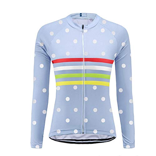 Sports Wear Bike Wear Maillot de Ciclismo/Mujer Mangas Largas Bodies Ropa para Bicicleta 3D Cojín Conjunto Bici de Montaña Chaqueta+Pantalones Culote de Ciclista Largo Transpirable para Otoño, XS-6XL