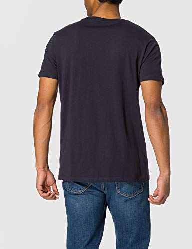 Springfield Camiseta Guitar, Azul Oscuro, XL para Hombre