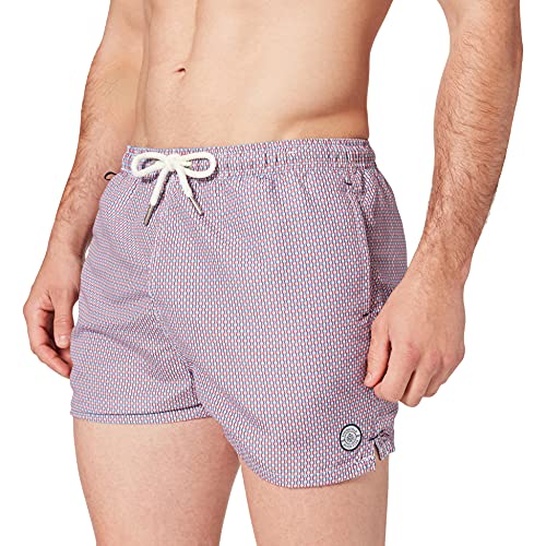 Springfield Retro Bañador para Hombre, Multicolor, M