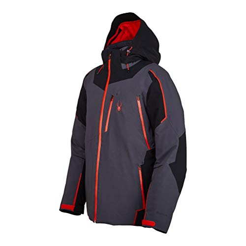 SPYDER Leader GTX Chaqueta, Hombre, Ebony, XL