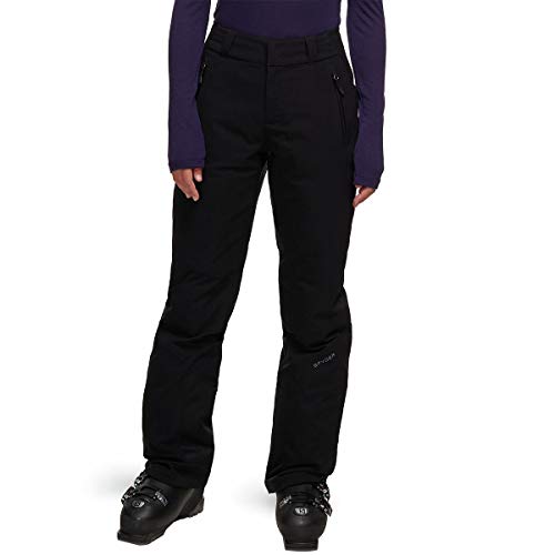 Spyder Winner GTX Pantalones esquí/Snow, Mujer, Black, 6 años