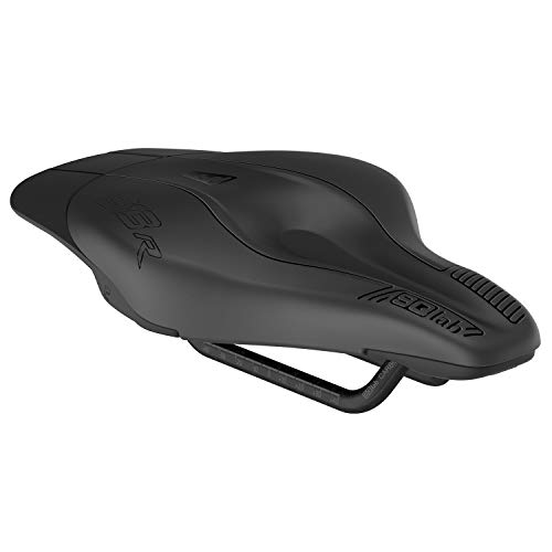 SQlab 613 Ergowave R Carbono Sillín de Bicicleta Triatlón, Adultos Unisex, Negro, 12 cm