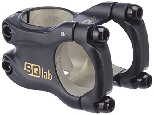 SQlab 8OX Fabio Wibmer Potencia MTB, Juventud Unisex, Dorado-Negro, 35 mm-6°