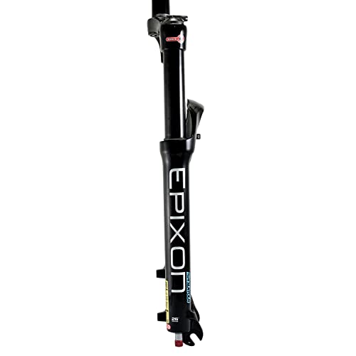 SR Suntour Epixon - Tenedor (26 pulgadas, 120 mm, control remoto, aire QR, 9 mm), color negro brillante