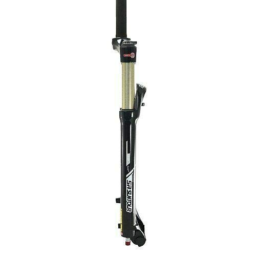 SR Suntour Raidon Fork 27.5 Inches 100 mm Remote Lockout Air QR 9mm Fork Glossy Black, VK1736