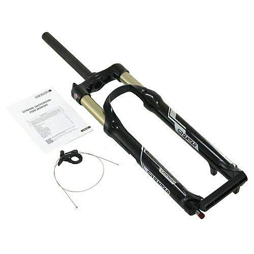 SR Suntour Raidon Fork 27.5 Inches 100 mm Remote Lockout Air QR 9mm Fork Glossy Black, VK1736